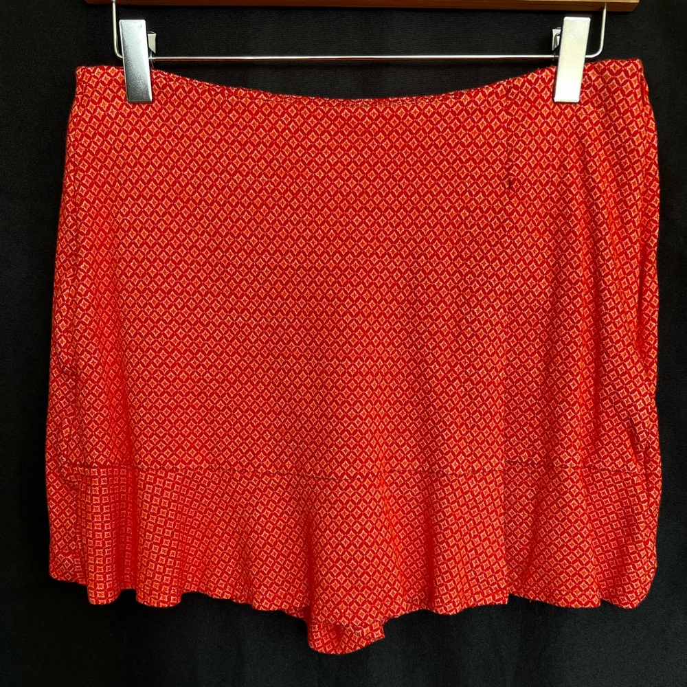 💃 Cabi Matchmaker Skort in orange, women’s size 4. Flirty Skirt-Short Combo - Picture 2 of 15